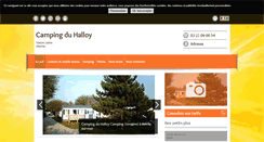 Desktop Screenshot of campingduhalloy.com