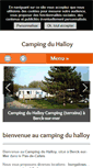Mobile Screenshot of campingduhalloy.com